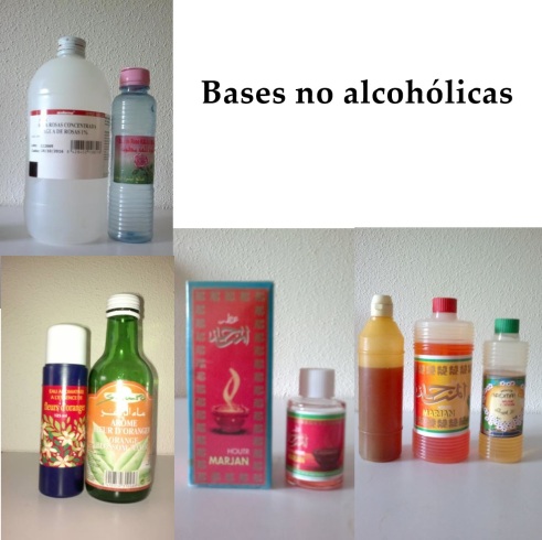 bases no alcohólicas